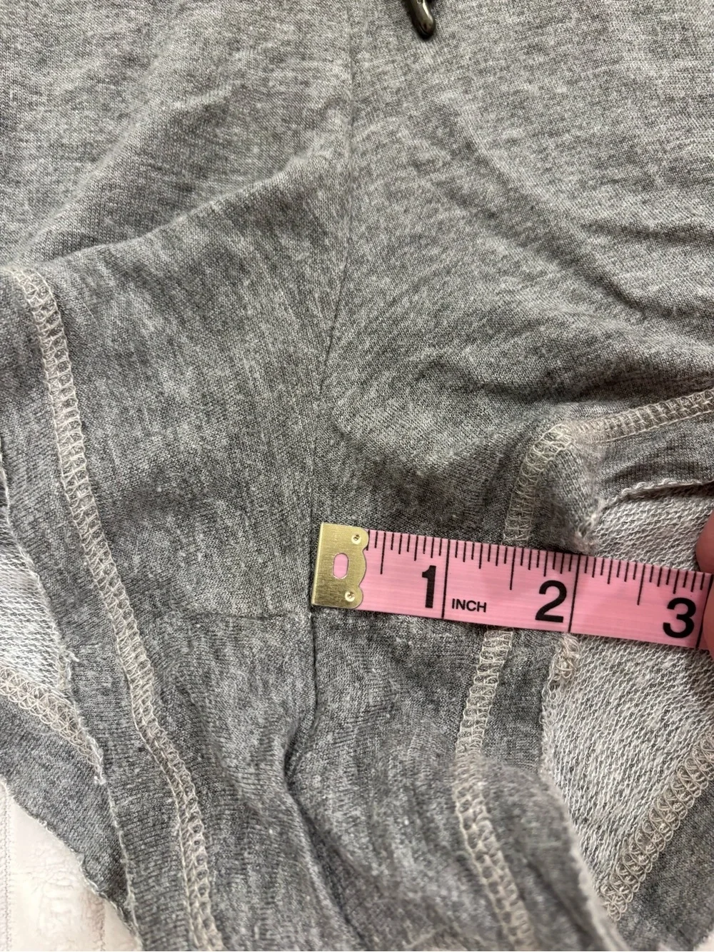 Women's Gray Lounge Shorts with Drawstring